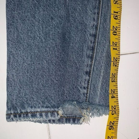 PacSun 100% Cotton High Rise Straight Distressed Jeans - Picture 12 of 16